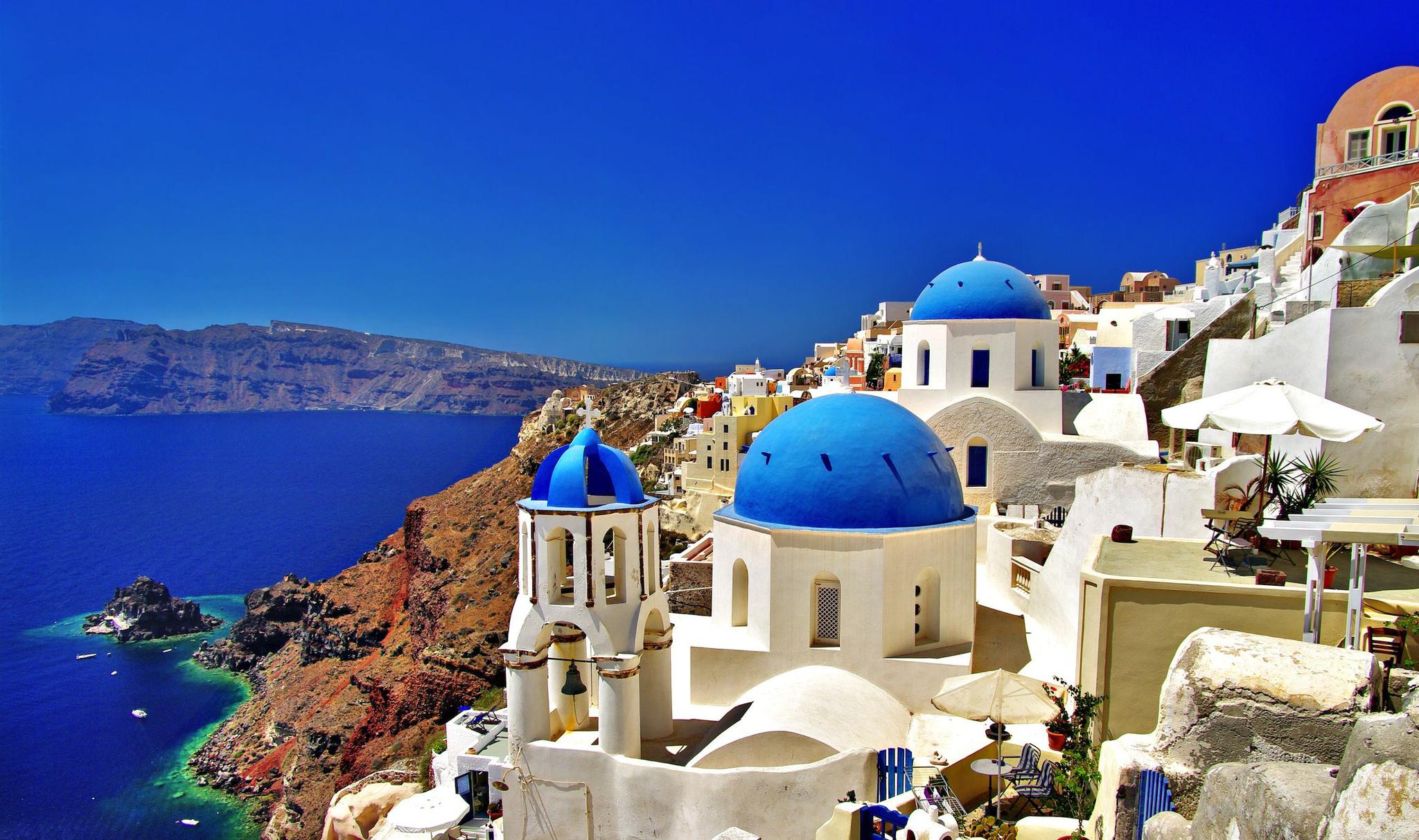 浪漫愛琴海上的明珠 希臘圣托里尼島之旅